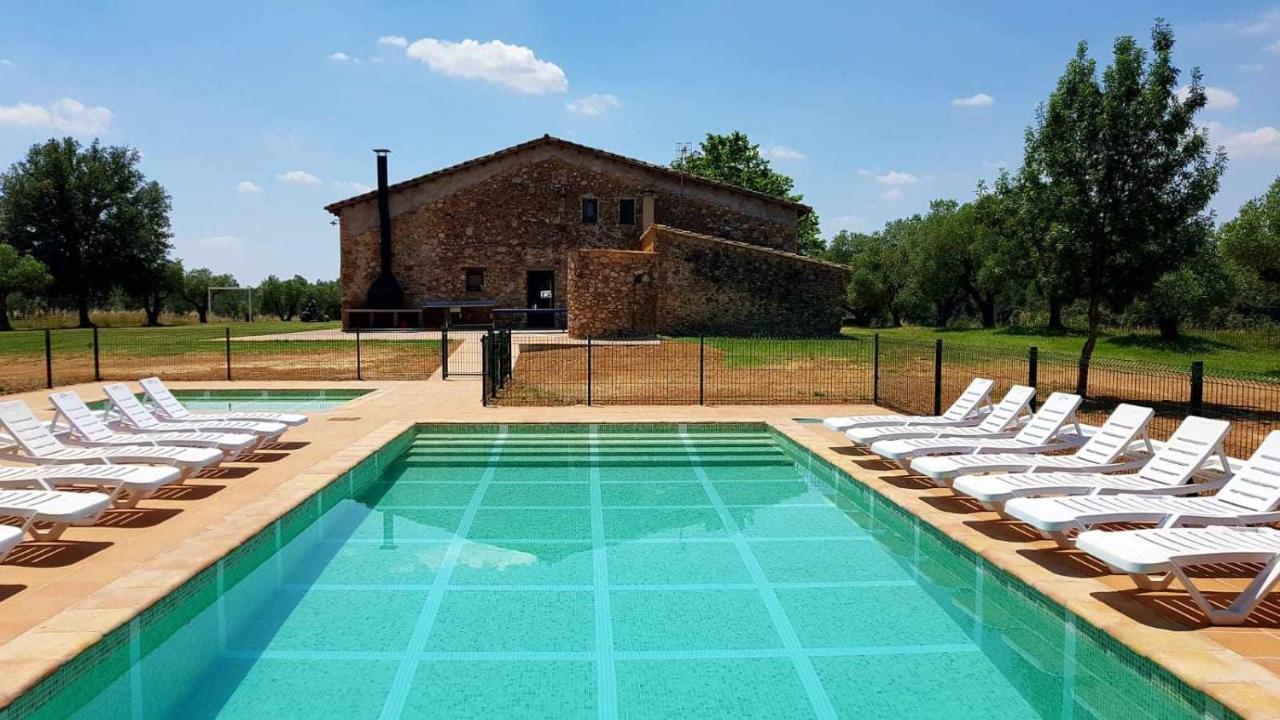 Masia Para Grupos Con Piscina Privada28 Pax Cabanelles Exterior foto